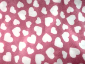 Love Hearts - Fleece Print