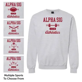 Alpha Sig Athletic Crewneck