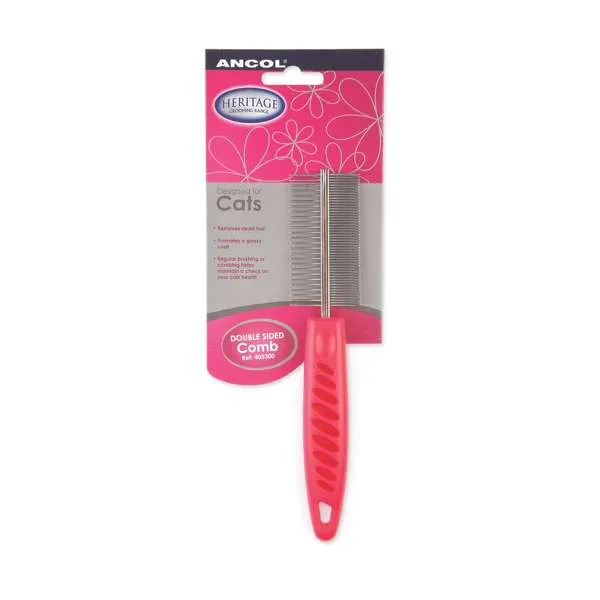 Ancol Ergo Cat Double Sided Comb