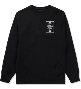 Barbershop Pole Chest Mens Crewneck Sweatshirt