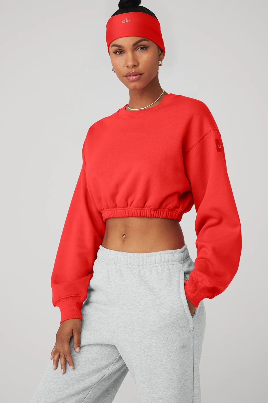 Devotion Crew Neck Pullover - Red Hot Summer