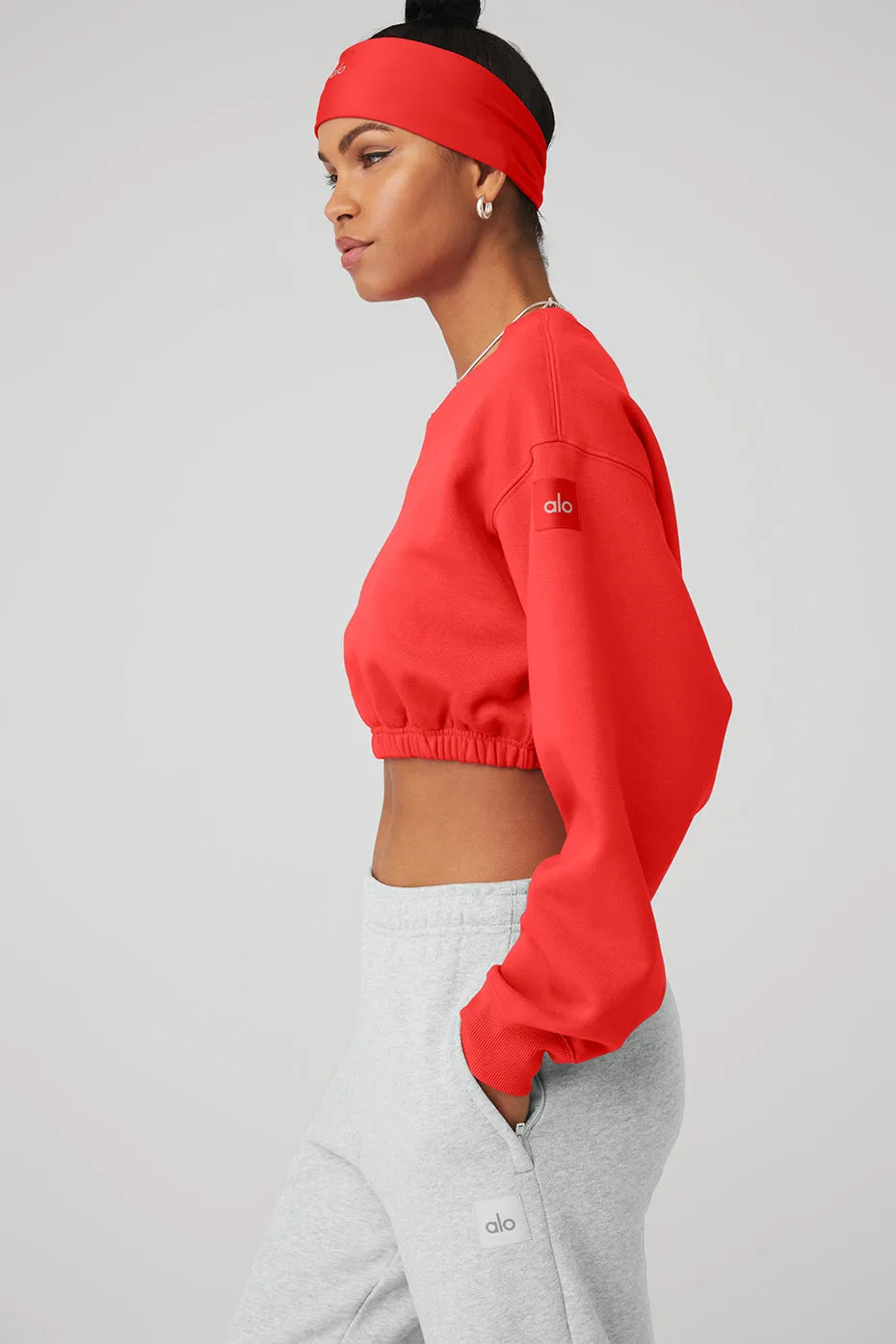 Devotion Crew Neck Pullover - Red Hot Summer