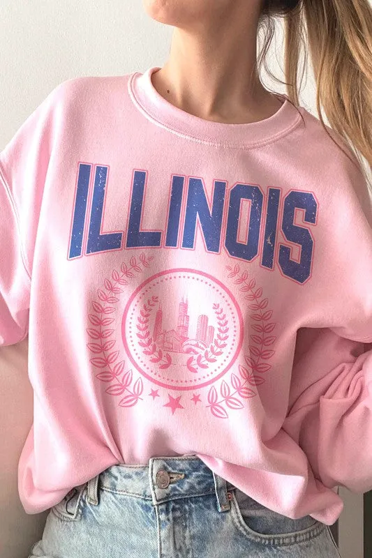 ILLINOIS GRAPHIC SWEATSHIRT