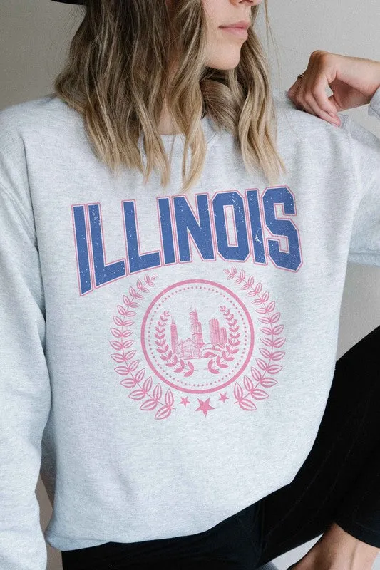 ILLINOIS GRAPHIC SWEATSHIRT