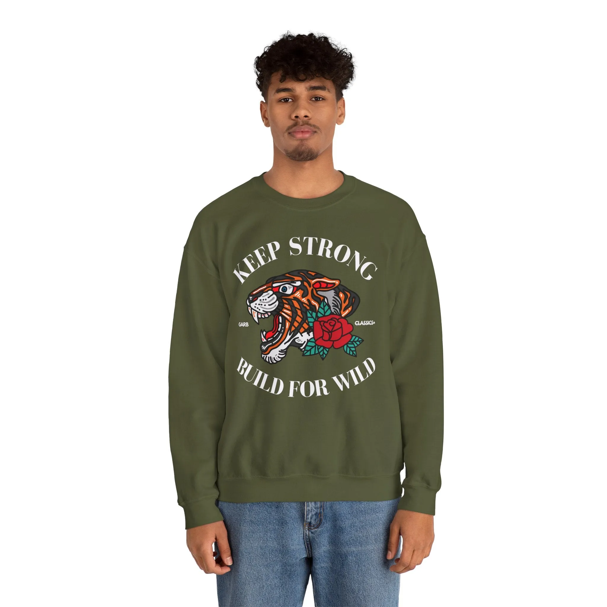 Keep Strong Graphic Crewneck