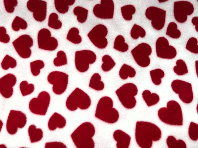 Love Hearts - Fleece Print