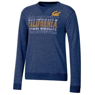 New - NCAA Cal Golden Bears Women's Crew Neck Fleece Sweatshirt - L