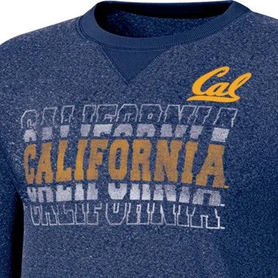 New - NCAA Cal Golden Bears Women's Crew Neck Fleece Sweatshirt - L