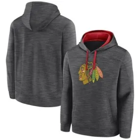 New - NHL Chicago Blackhawks Men's Poly Hooded Sweatshirt - L