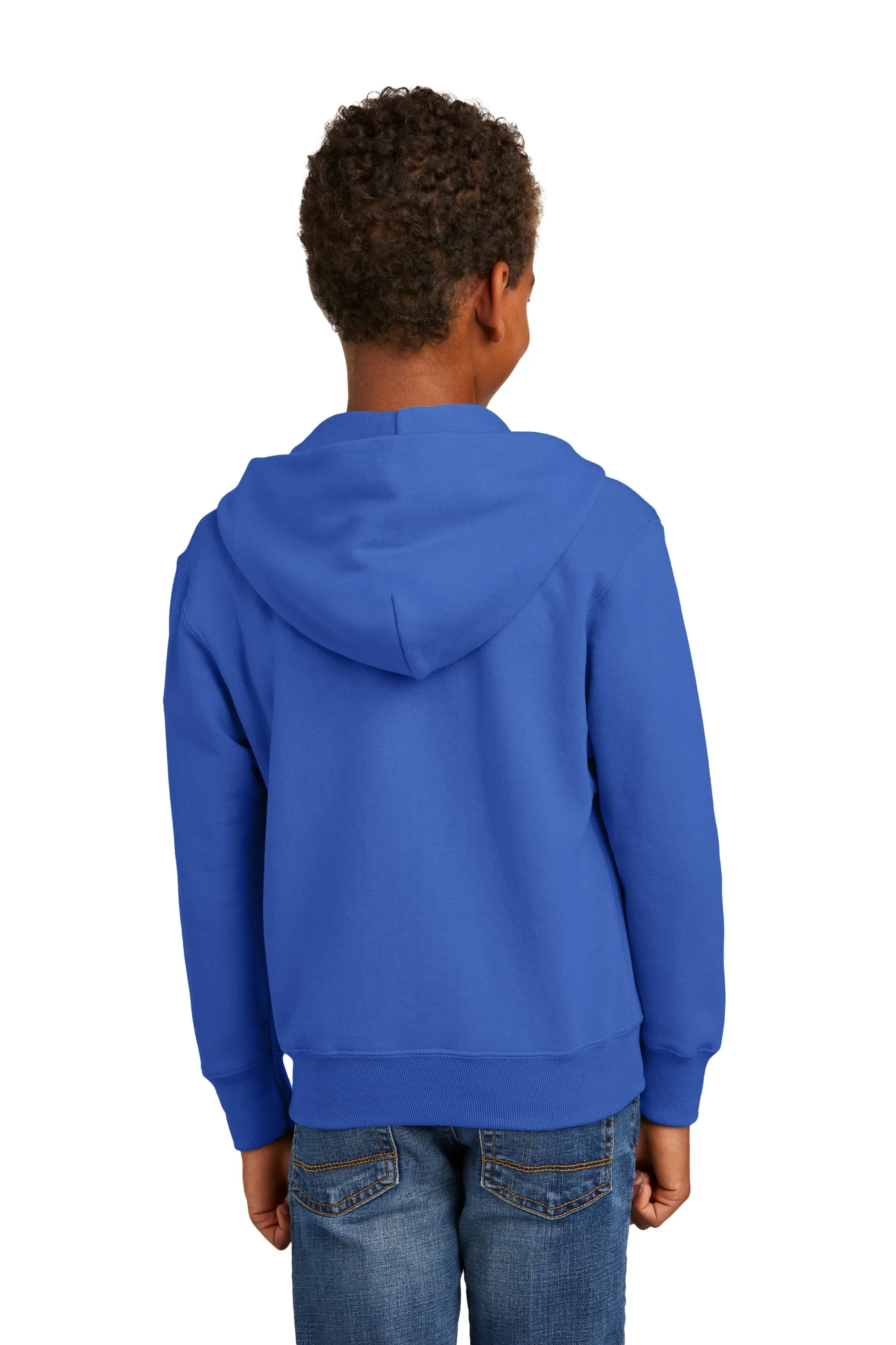 Port & Company® - Youth Core Fleece Full-Zip Hooded Sweatshirt.  PC90YZH