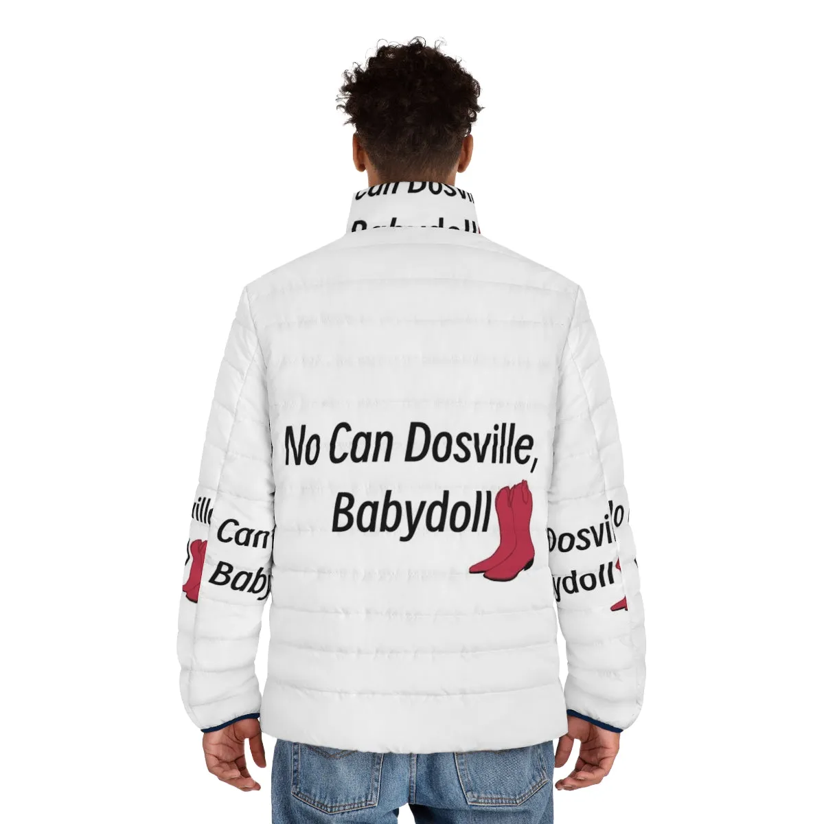 "No Can Dosville Babydoll Puffer Jacket - The Ultimate HIMYM Fan Favorite"