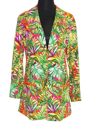 Tropics - Jungle Paradise Blazer (Neon Orange)