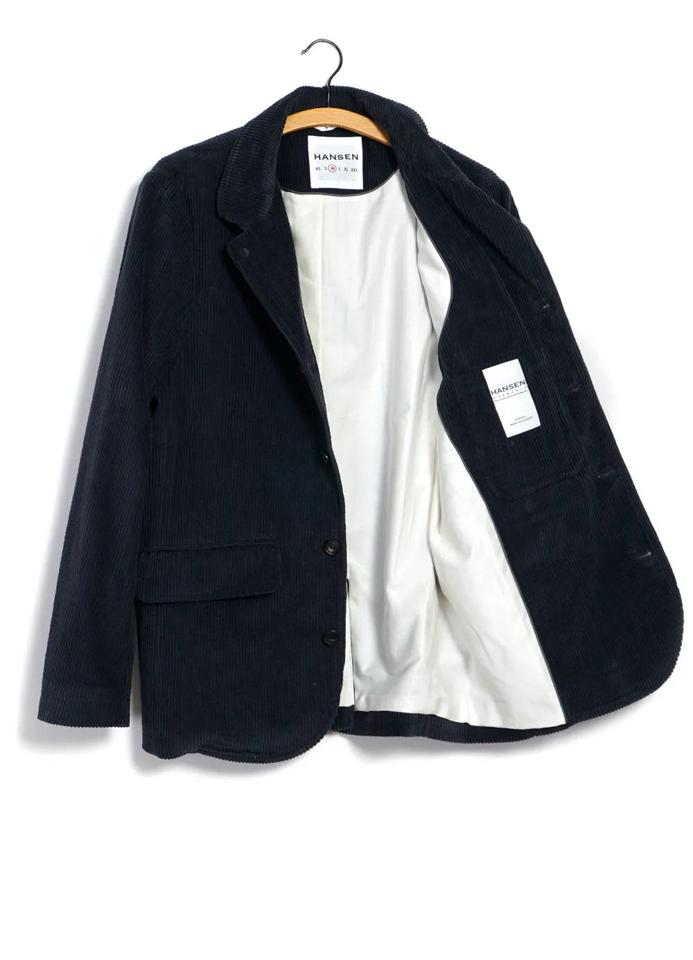 VINCENT Elephant Cord Blazer Jacket | Dusty Navy